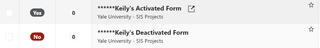 activated and deactivated