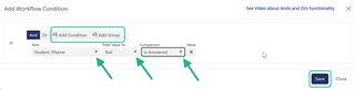 add workflow condition