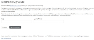 electronic signature