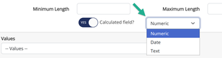 math feature options